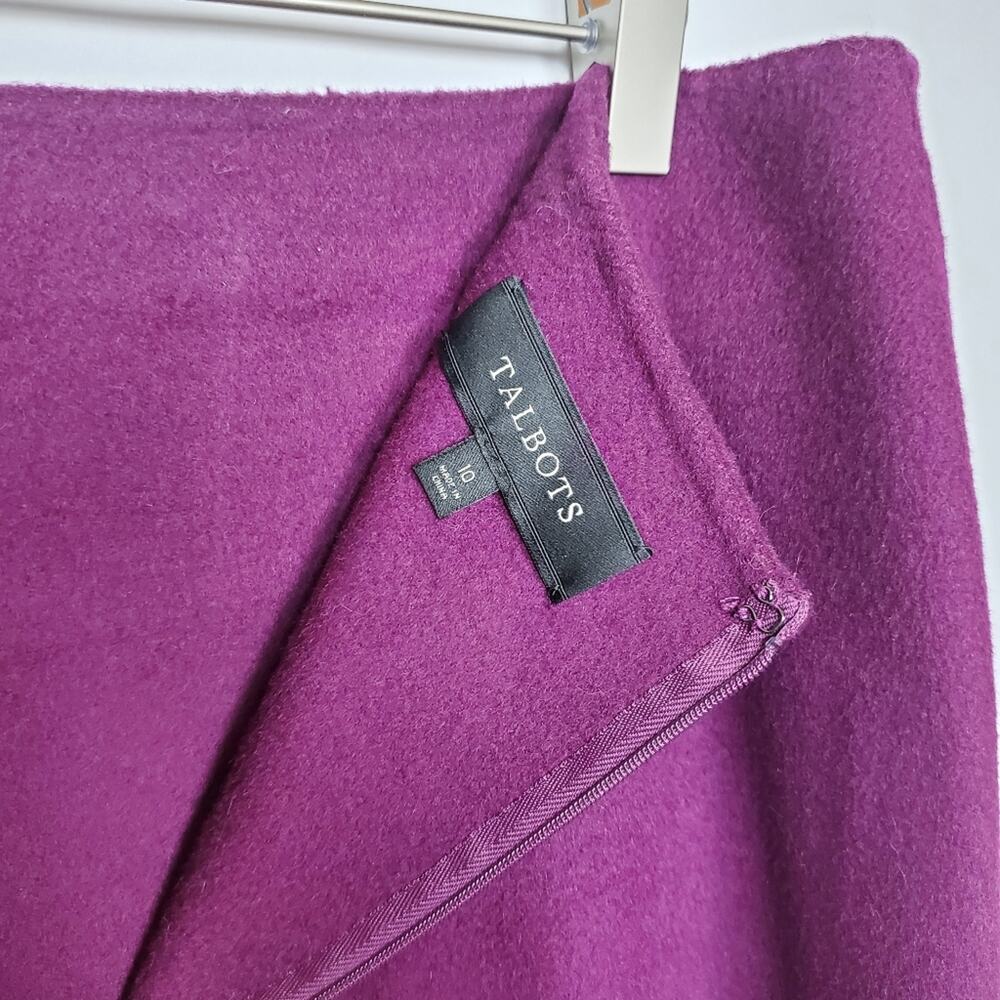Talbots Fucshia wool blend 2 pc suit size 10 - Picture 9 of 12